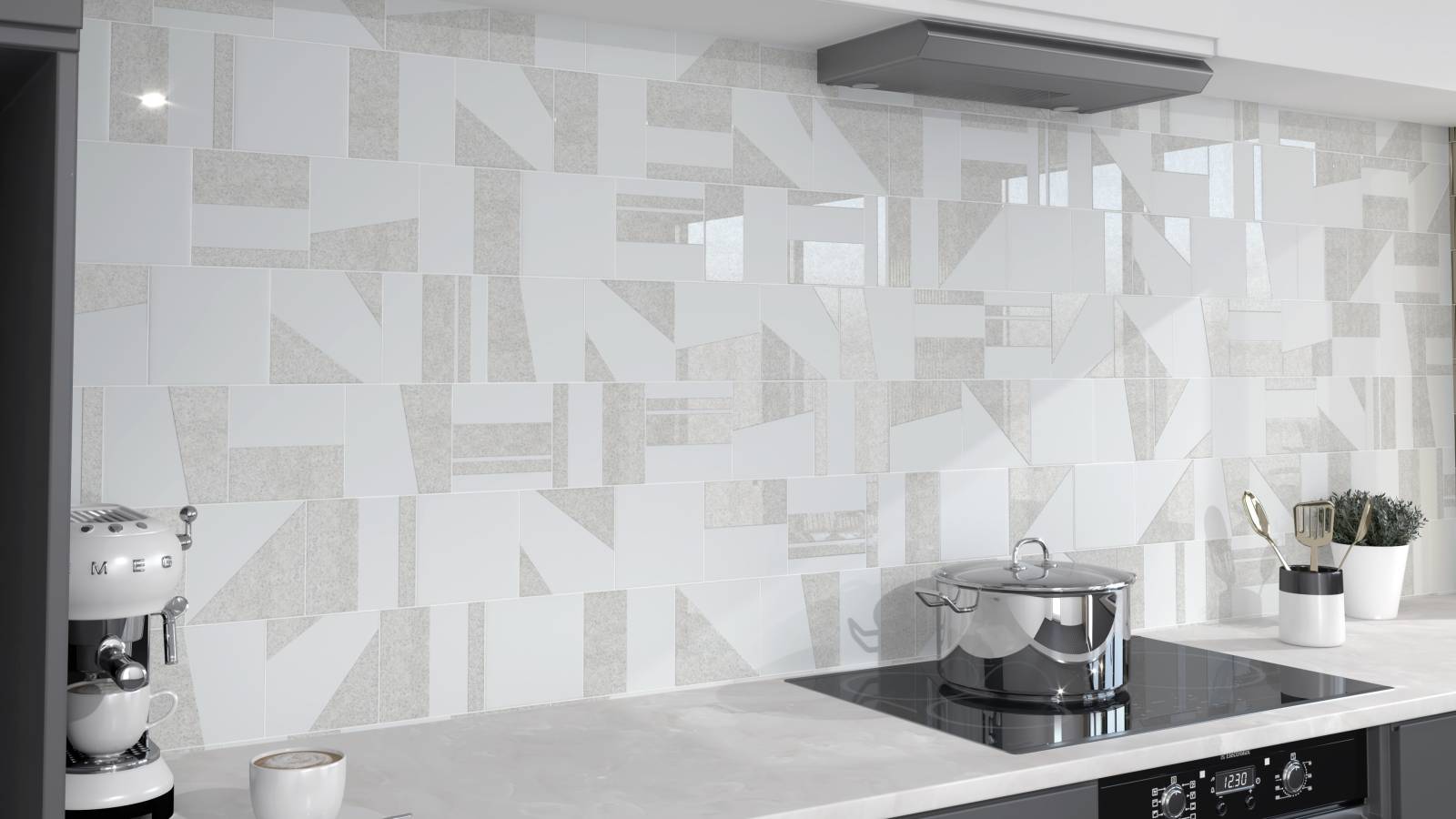 Vosges - Classique 15x15 en grès cérame avec un émaillage sélectif