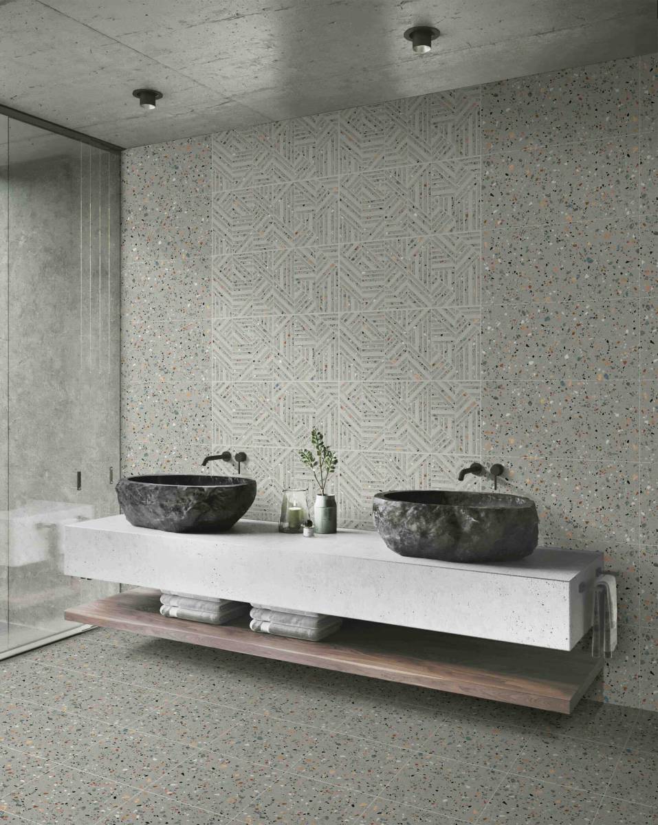 Chunks : Le charme du terrazzo réinventé en 30x60 cm