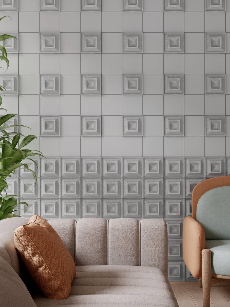 Initiales DC - Notre gamme signature de carreaux oeuvre d'art en béton