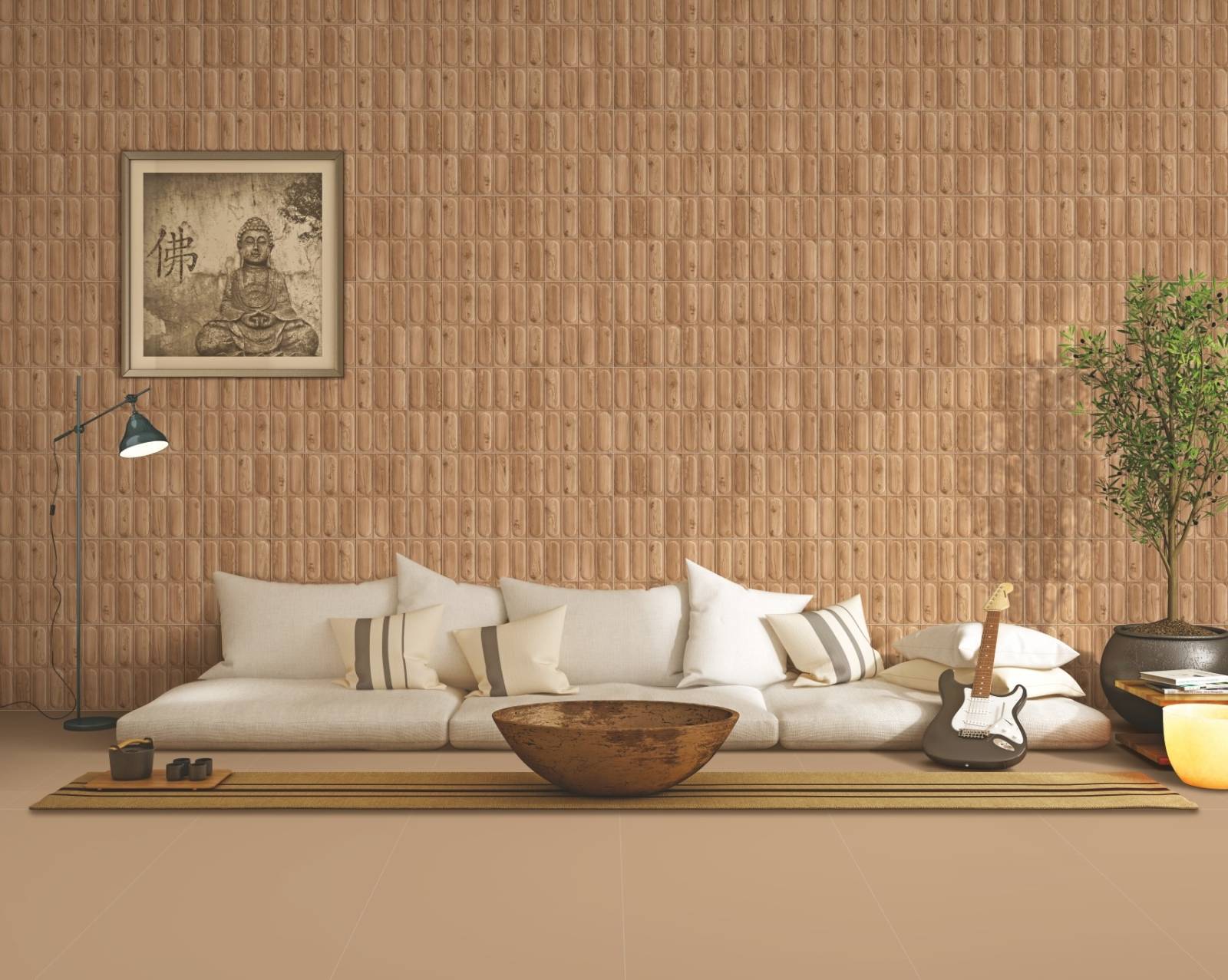 Lingot - L'Élégance Sculpturale en carreaux 30x60 cm