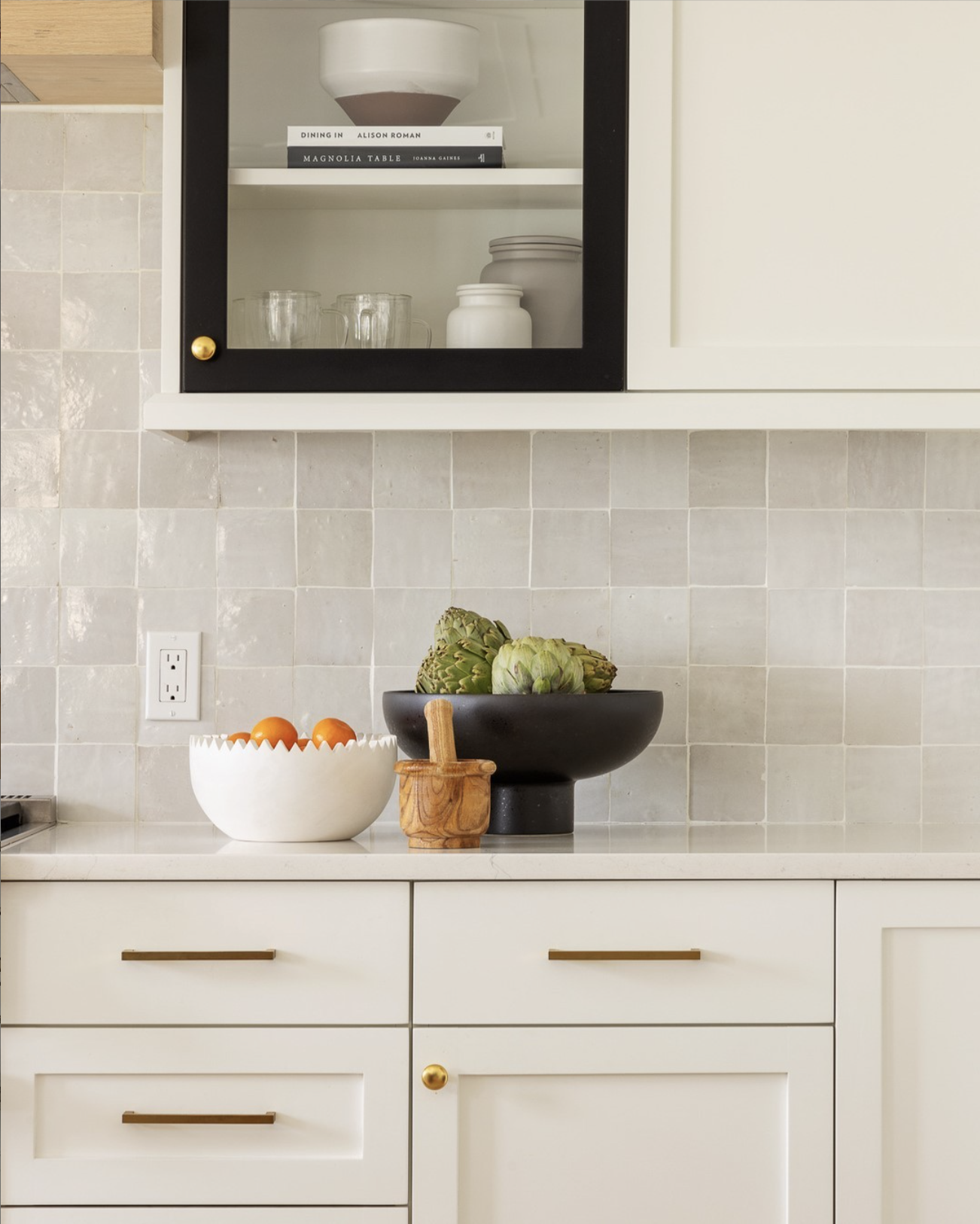 Carreaux Zellige - 10 x 10 cm - Tons Clairs (Nuances de Blanc & Beige)