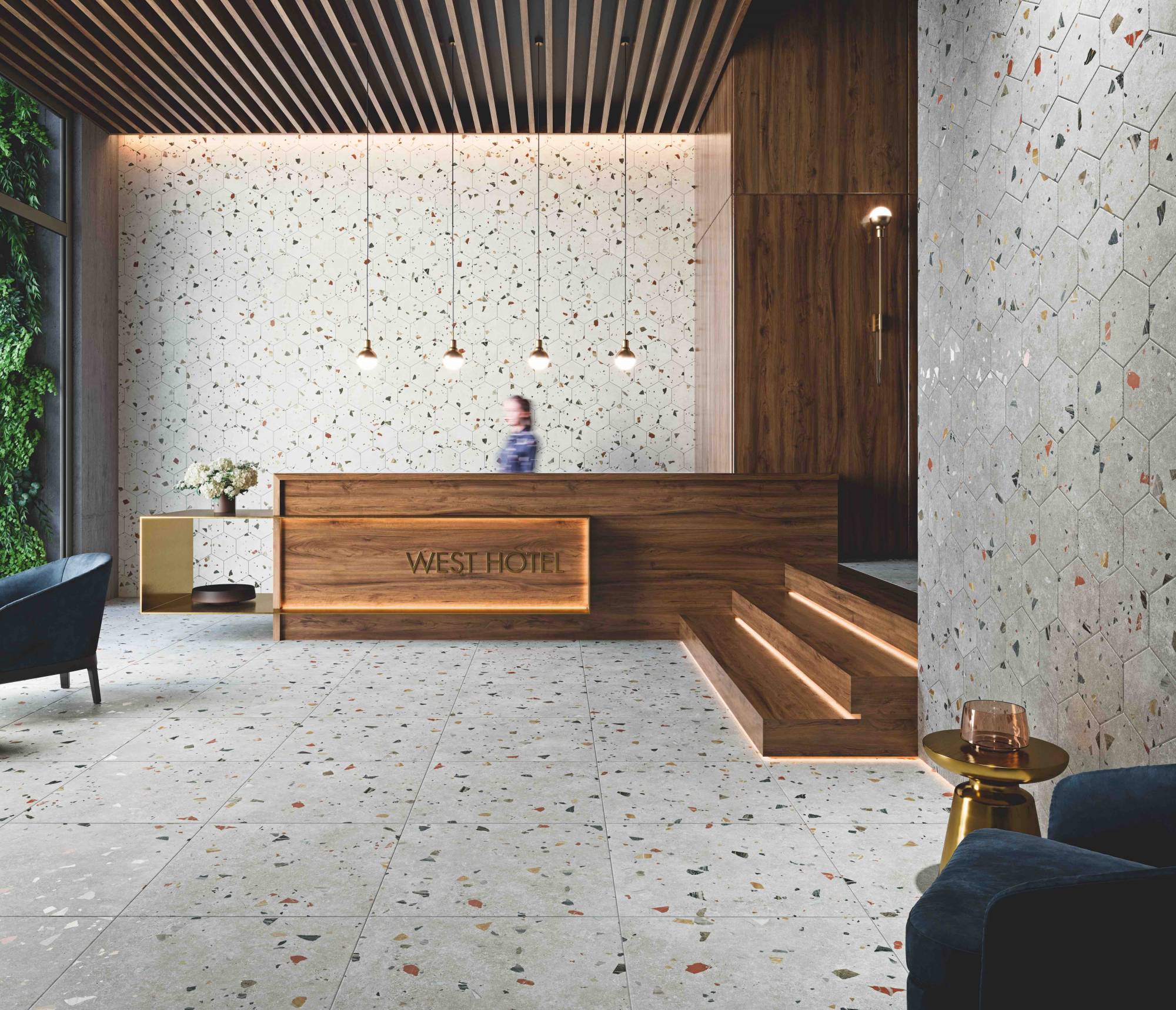 Grès Cérame - Effet Terrazzo / Granito