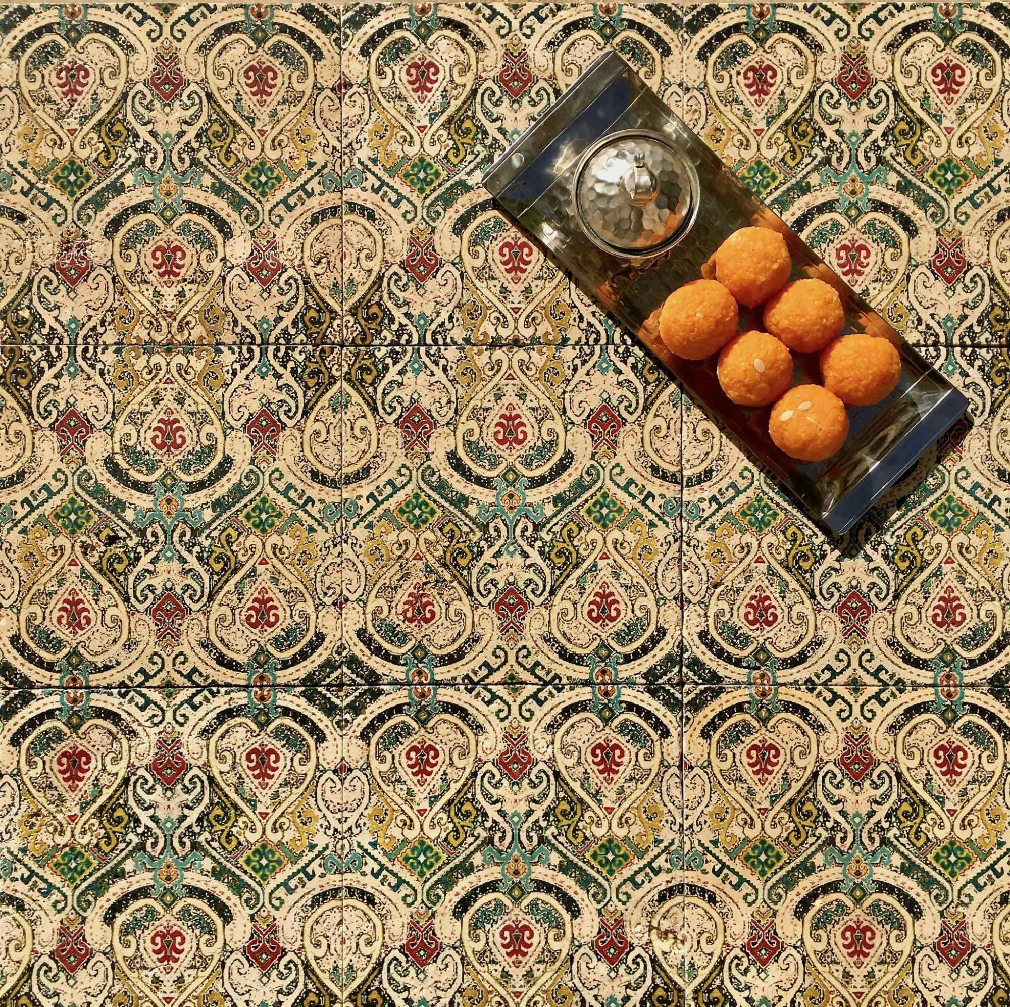 Sol en pierres décorées Jaipur