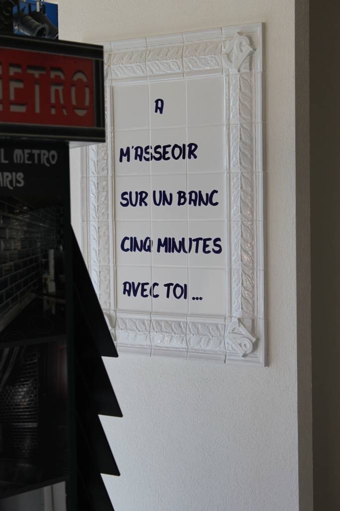 Cadre de carreaux en céramique avec texte personnalisé imprimés sérigraphie