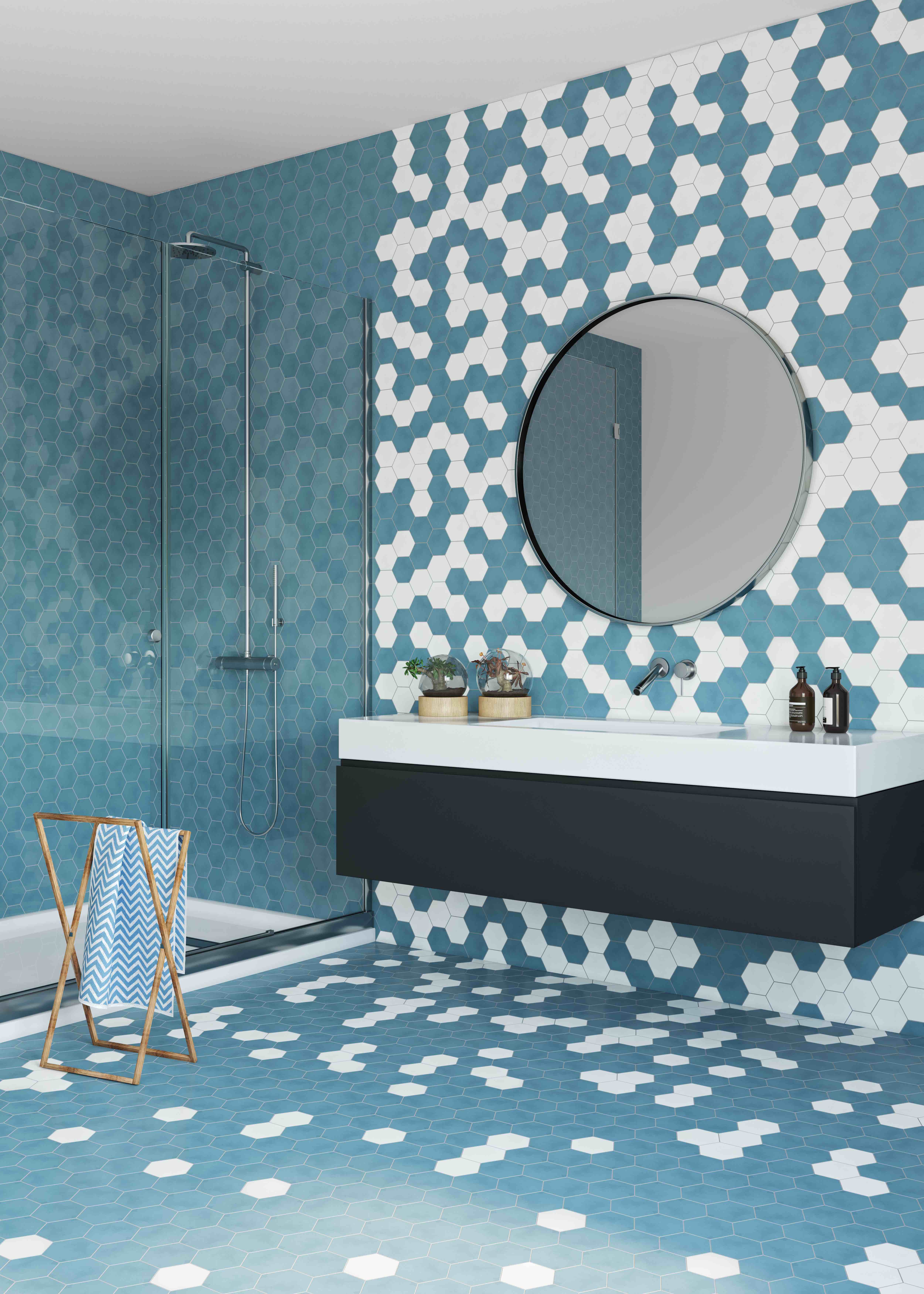 Small Hexagones - Les tomettes colorées