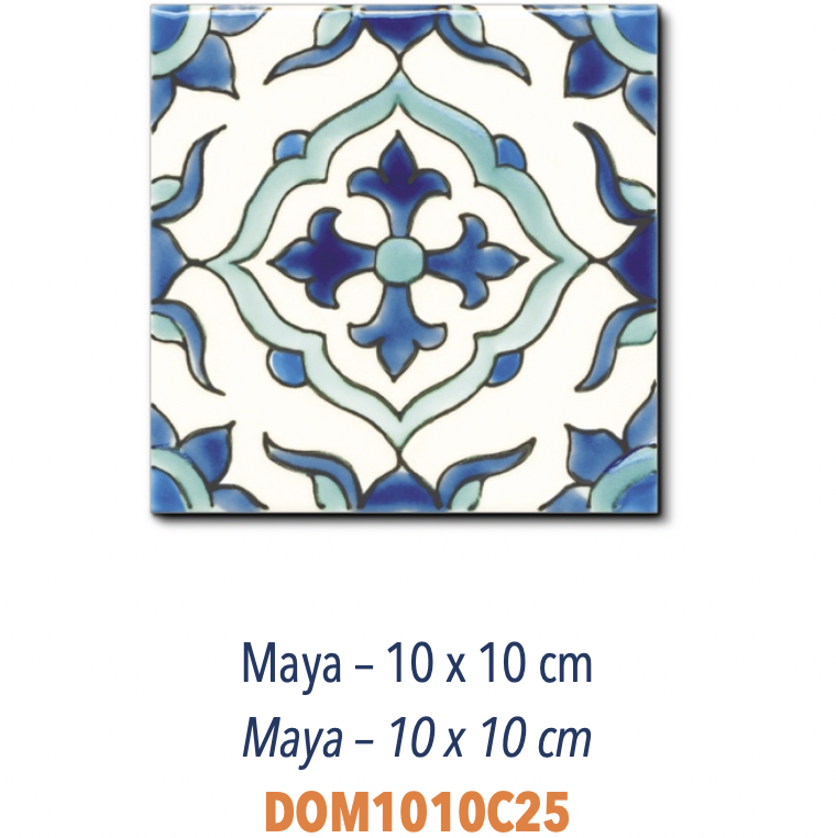 Décors Méditerranéens - Carreaux 10x10 et 20x20 peints à la main