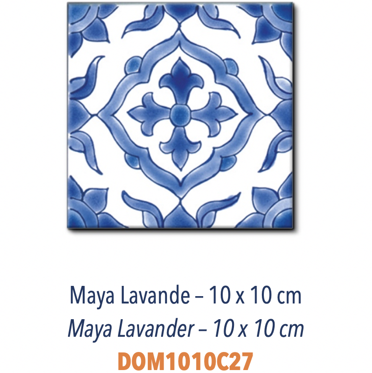 Décors Méditerranéens - Carreaux 10x10 et 20x20 peints à la main