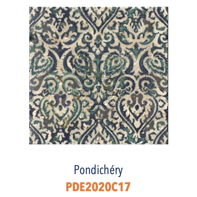 Pierre décorée Pondichéry