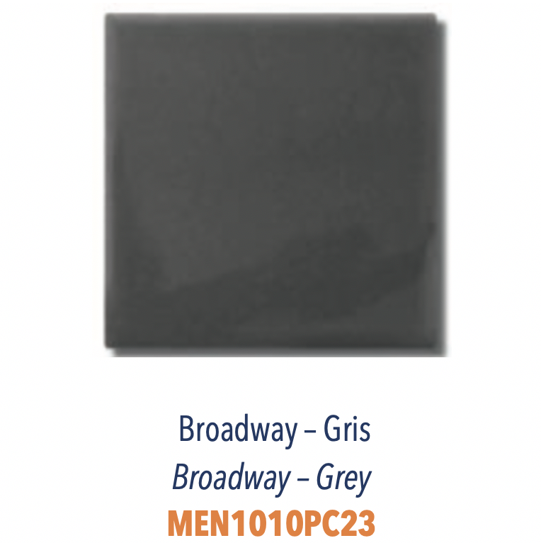 Carreau Plat Broadway Carré Gris