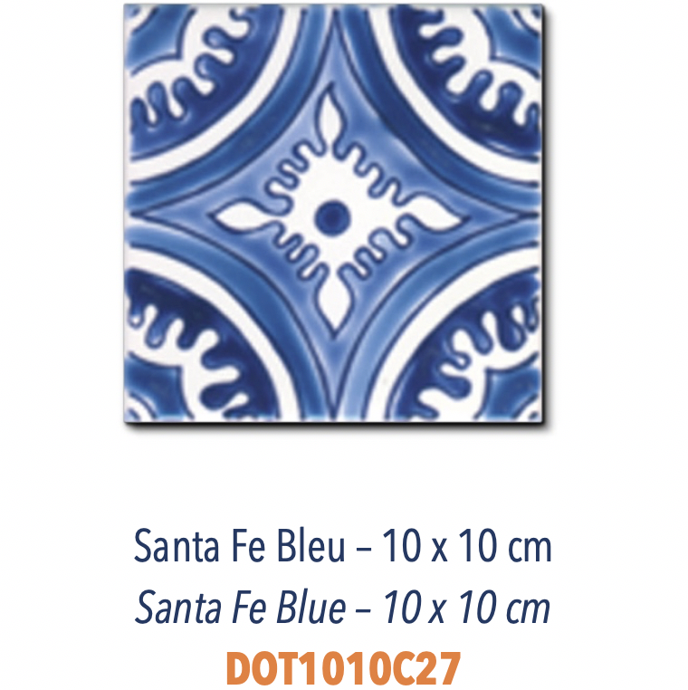 Décors Méditerranéens - Carreaux 10x10 et 20x20 peints à la main