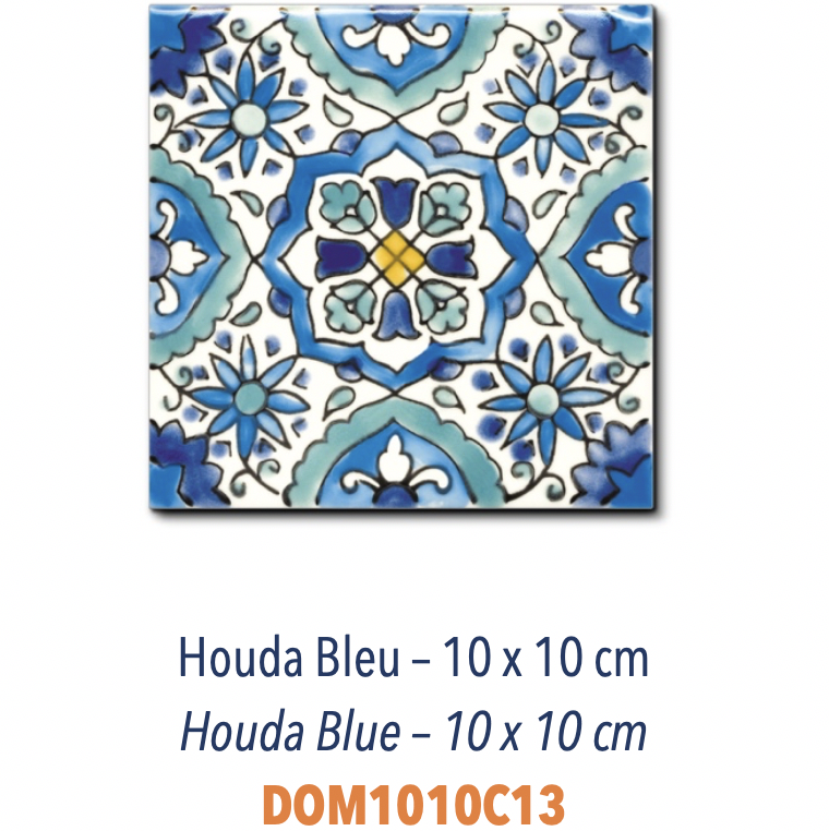 Décors Méditerranéens - Carreaux 10x10 et 20x20 peints à la main