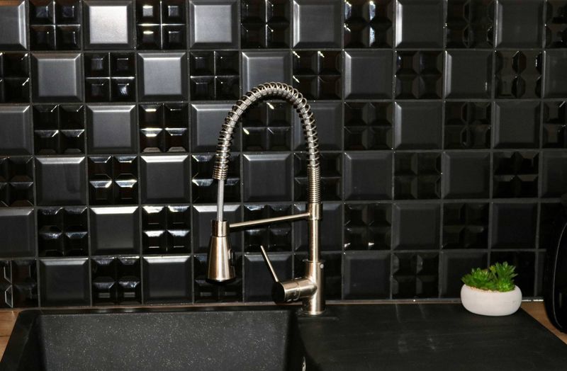 Crédence de Cuisine en carreaux Metro New York Rockefeller & Brooklyn Noir