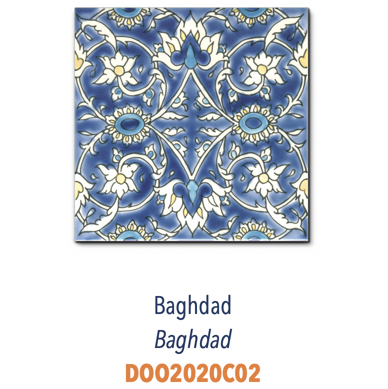 Décors Orientaux - Carreaux 20x20 peints à la main