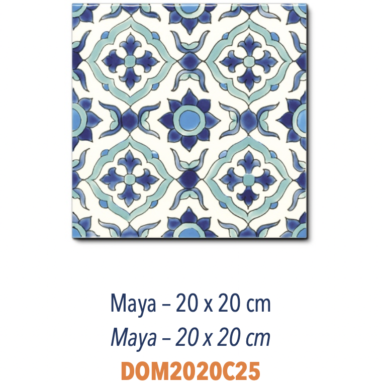 Décors Méditerranéens - Carreaux 10x10 et 20x20 peints à la main
