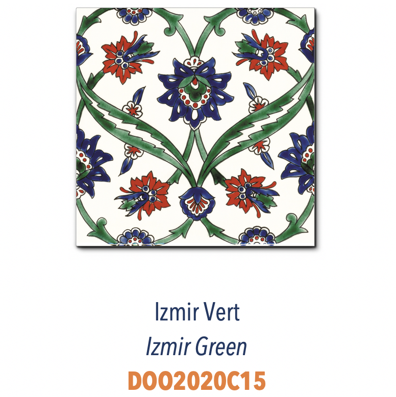 Décors Orientaux - Carreaux 20x20 peints à la main