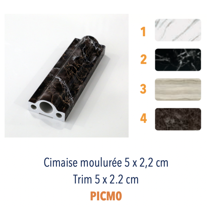 L'illusion du marbre - Pièces de Finition