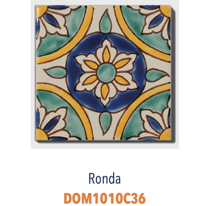 Décors Tunisiens - Carreaux 10x10 peints à la main