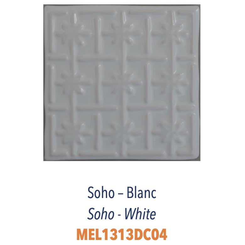 Carreau Relief Soho Blanc