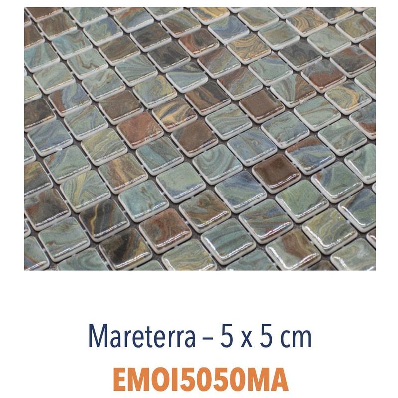 Mosaïques Pâte de Verre - Emaux de 2,5 & 5 cm