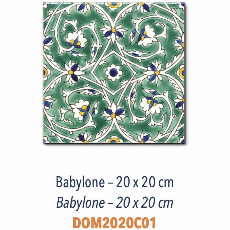 Décors Méditerranéens - Carreaux 10x10 et 20x20 peints à la main