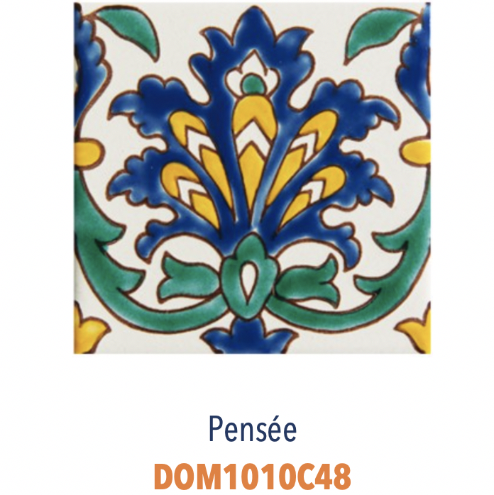 Décors Tunisiens - Carreaux 10x10 peints à la main