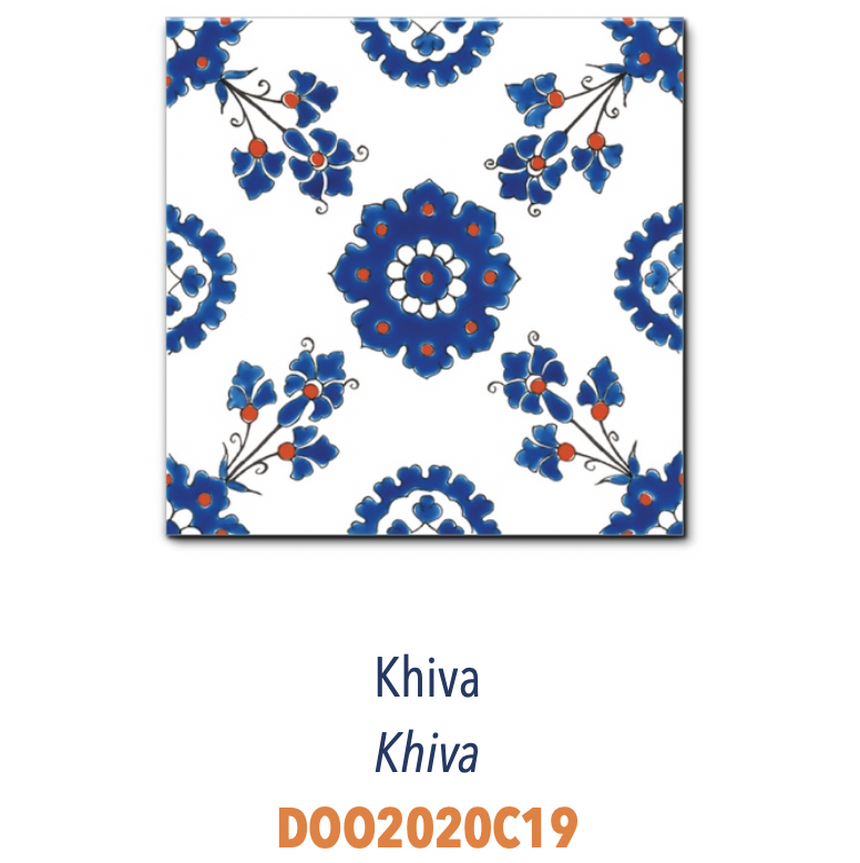 Décors Orientaux - Carreaux 20x20 peints à la main