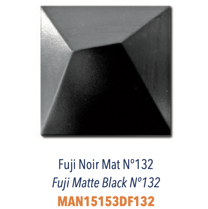 Carreau 3D Relief Fuji Noir Mat
