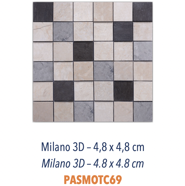 Mosaïques Thala Beige, Thala Gris & Gris Foussana