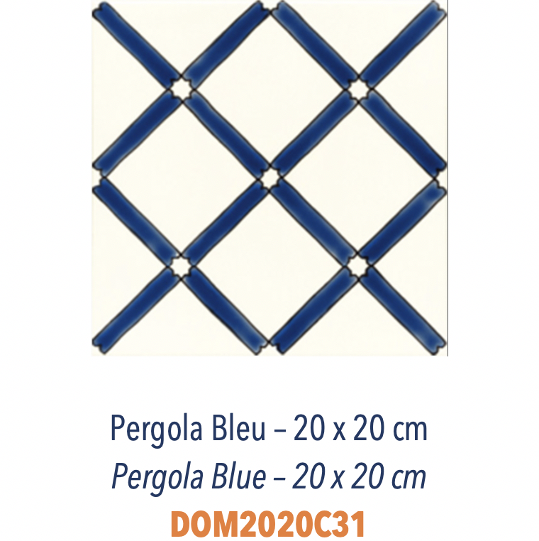 Décors Méditerranéens - Carreaux 10x10 et 20x20 peints à la main