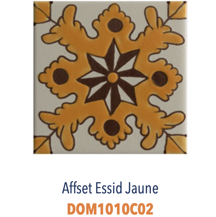 Décors Tunisiens - Carreaux 10x10 peints à la main