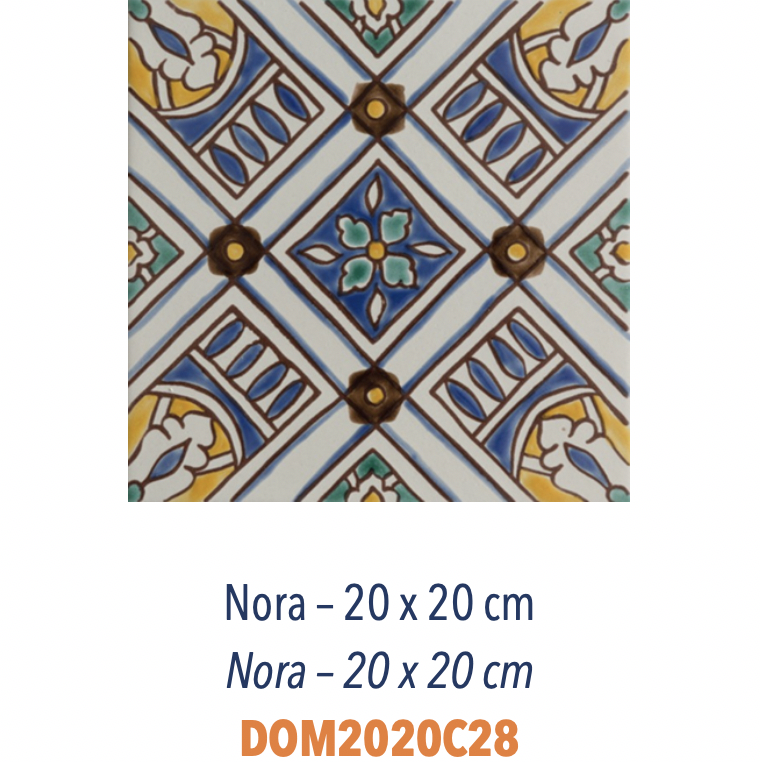 Décors Méditerranéens - Carreaux 10x10 et 20x20 peints à la main