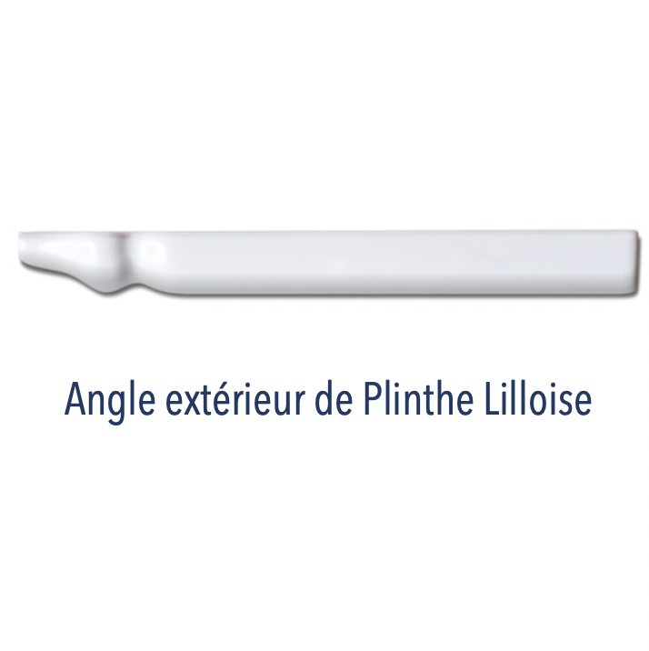 Angle extérieur de plinthe lilloise Pièce de finition