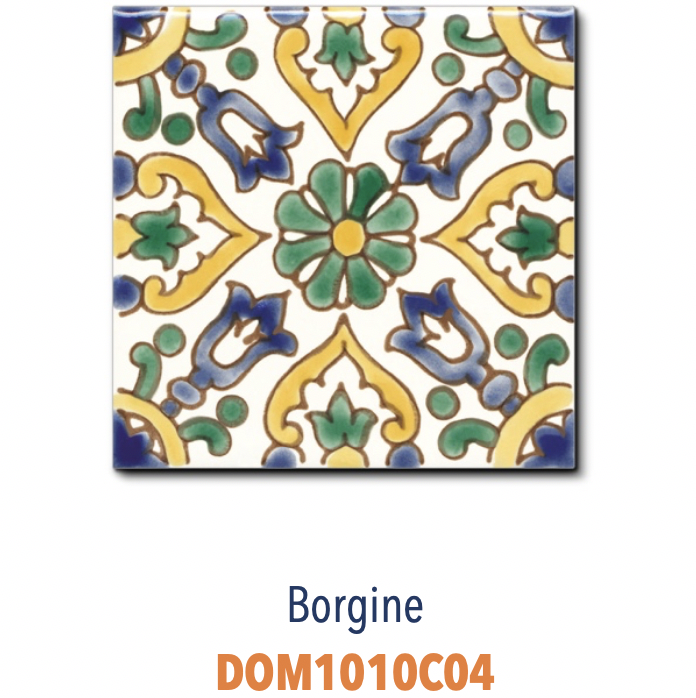 Décors Tunisiens - Carreaux 10x10 peints à la main