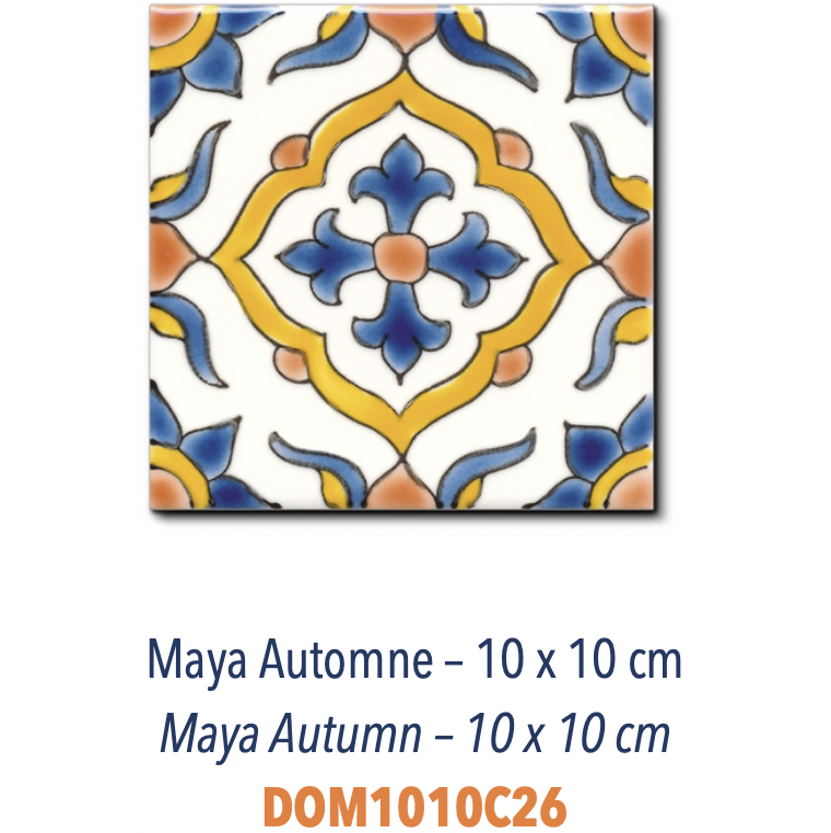 Décors Méditerranéens - Carreaux 10x10 et 20x20 peints à la main