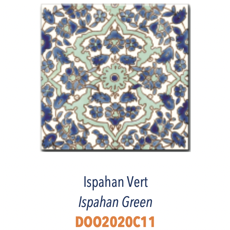 Décors Orientaux - Carreaux 20x20 peints à la main