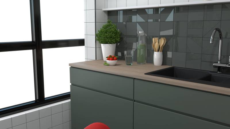 Vosges - Classique 15x15 en grès cérame avec un émaillage sélectif