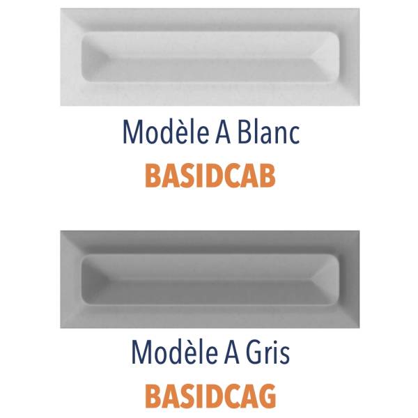 Initiales DC - Notre gamme signature de carreaux oeuvre d'art en béton