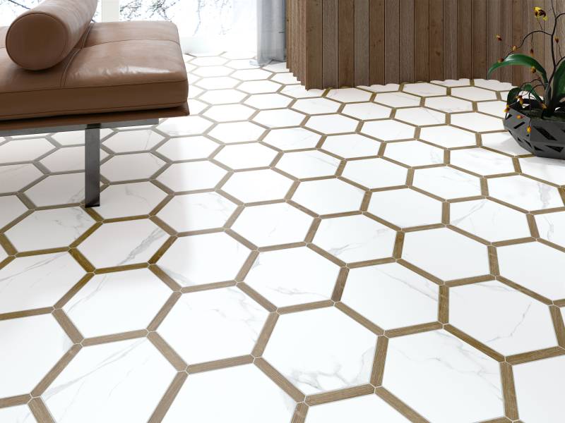 Avant Garde - Carreaux hexagonaux avec quelque chose en plus