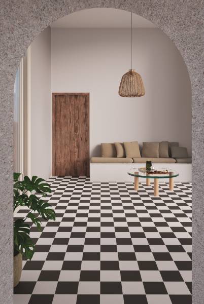 Vosges - Classique 15x15 en grès cérame avec un émaillage sélectif