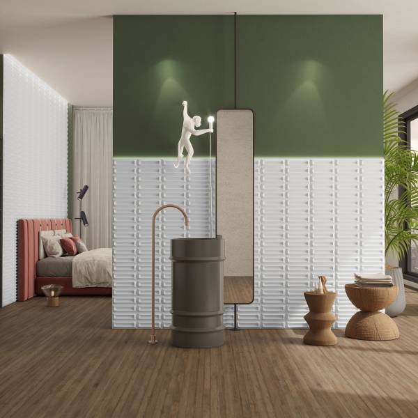 Initiales DC - Notre gamme signature de carreaux oeuvre d'art en béton