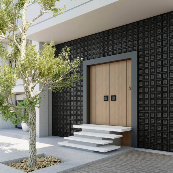 Initiales DC - Notre gamme signature de carreaux oeuvre d'art en béton