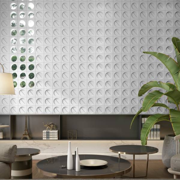 Initiales DC - Notre gamme signature de carreaux oeuvre d'art en béton