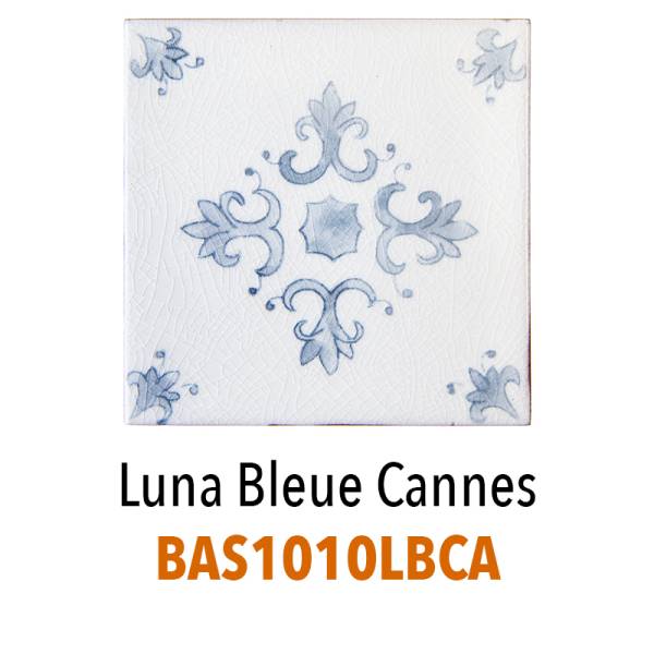 Luna Bleu & Luna Rousse – Carreaux muraux à motifs 10x10 cm