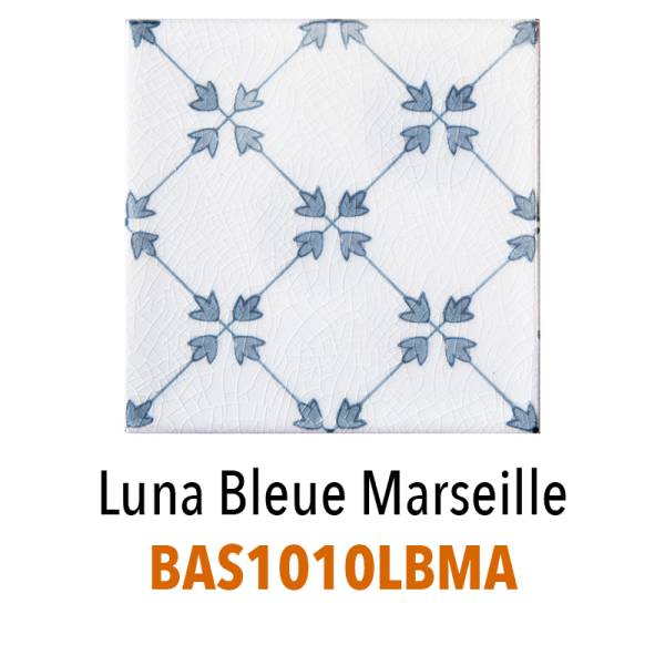 Luna Bleu & Luna Rousse – Carreaux muraux à motifs 10x10 cm