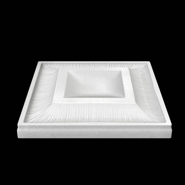 Vue de biais du Modèle B Blanc