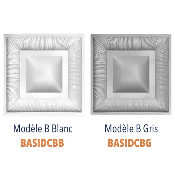 Initiales DC - Notre gamme signature de carreaux oeuvre d'art en béton