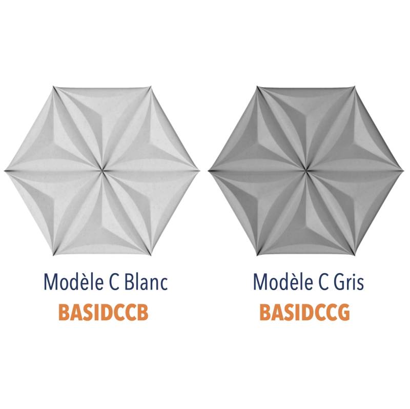 Initiales DC - Notre gamme signature de carreaux oeuvre d'art en béton