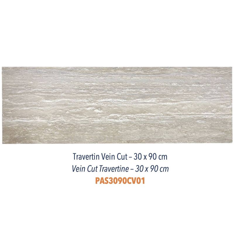 Travertin Vein Cut - Dalles 30x60, 60x60 & 30x90