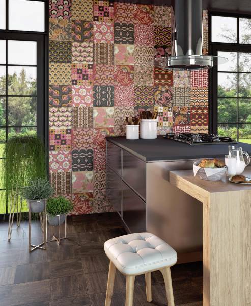 Grès Cérame - Effet Papier Peint