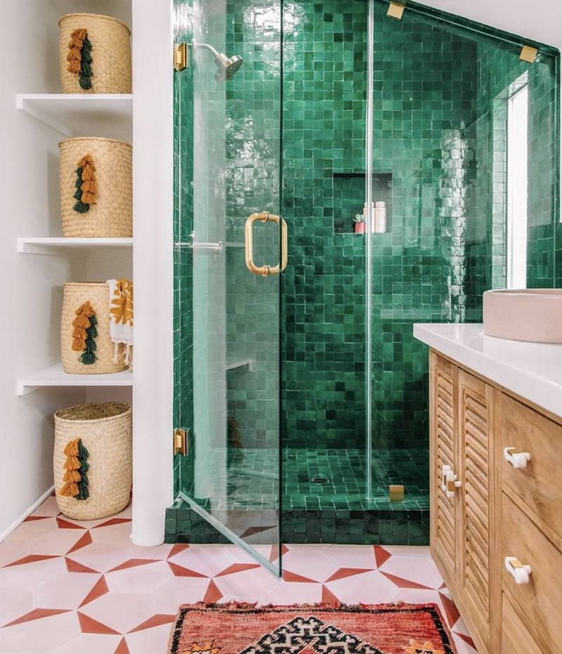 Carreaux Zellige - 5 x 5 cm sur trame